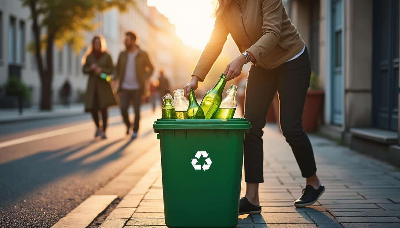 Illustration: Comprendre l’utilité et le rôle du conteneur pour la collecte du verre