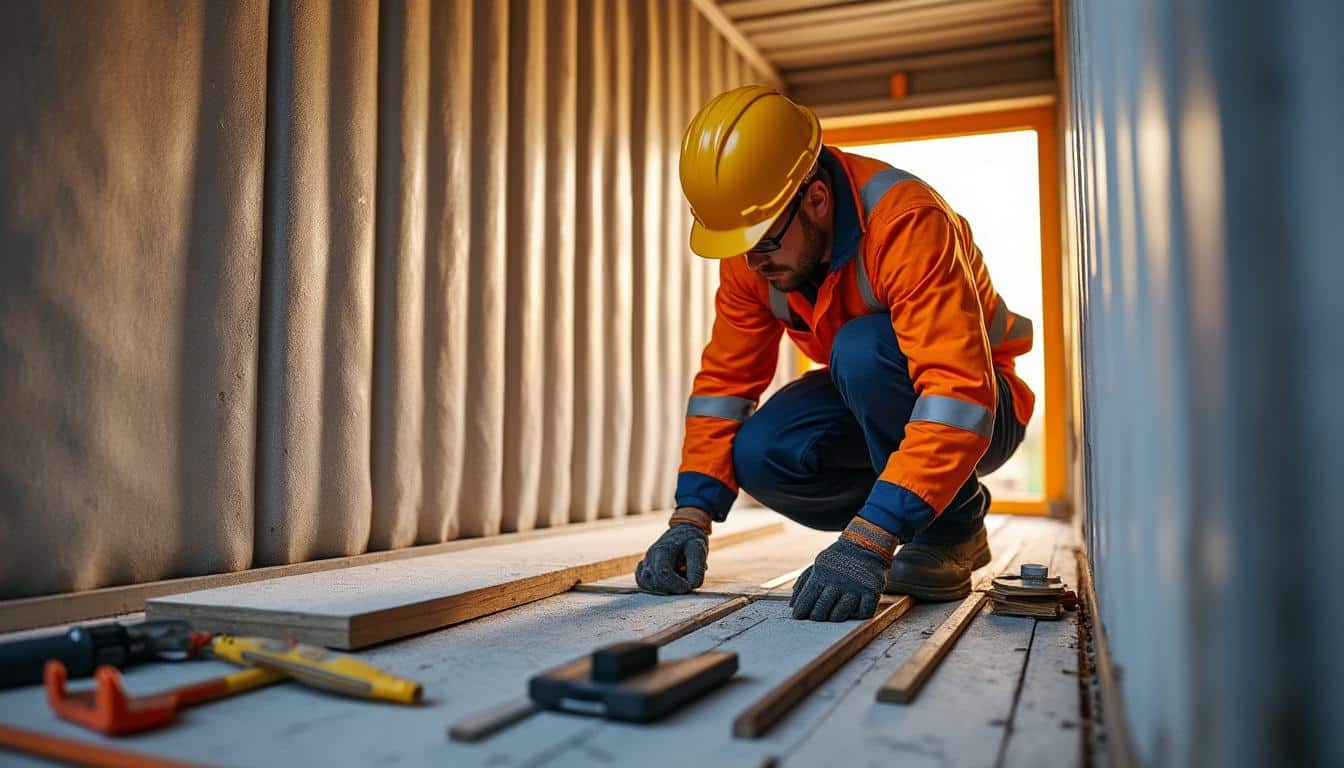 Illustration: Pourquoi bien isoler un container maritime est essentiel pour votre projet