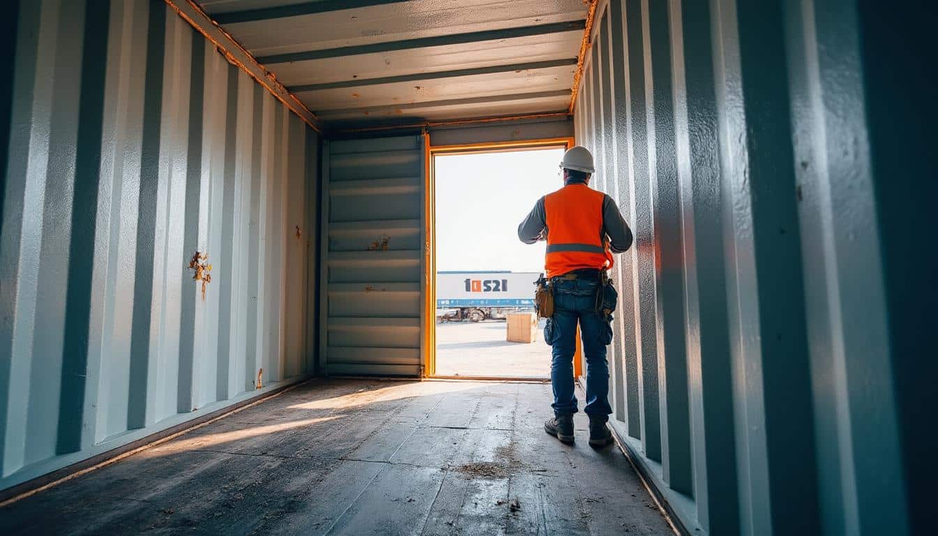 Illustration: Les défis spécifiques à l’isolation d’un container maritime à connaître