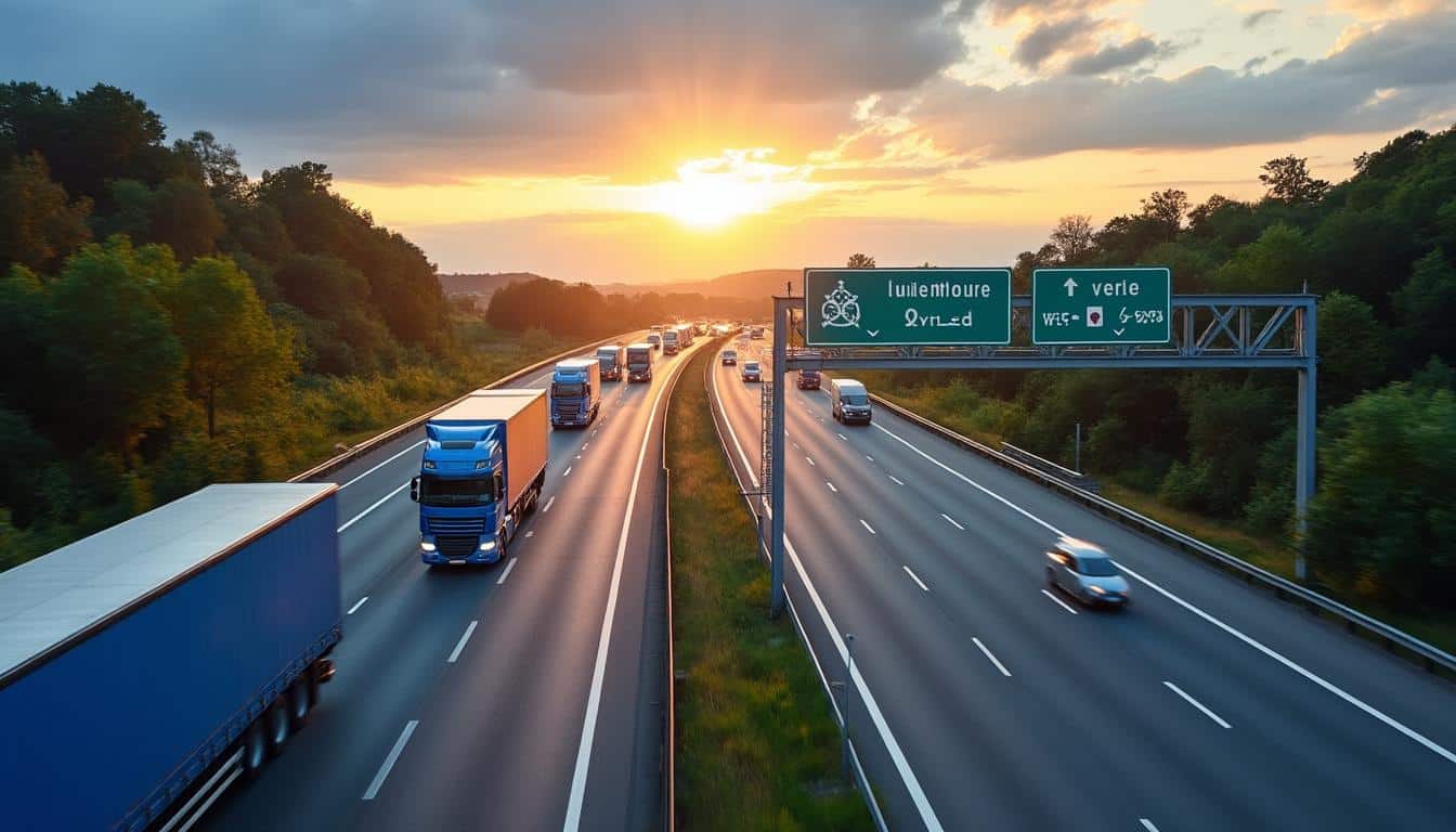 Illustration: Pourquoi le transport routier au Luxembourg est un pilier du secteur logistique européen