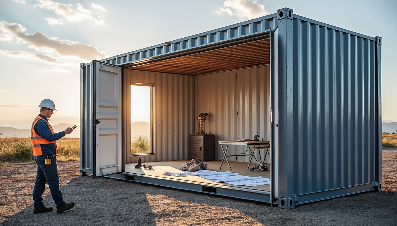 Illustration: Comprendre les bases du format et de l’aménagement d’un container de 40 pieds