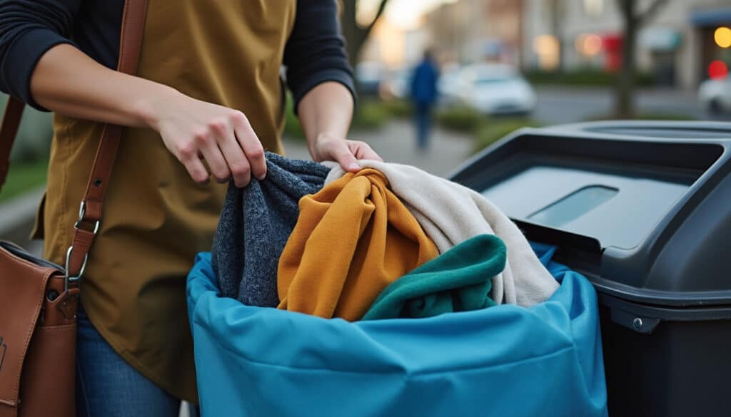 Dépose des vêtements : guide pratique pour recycler et donner