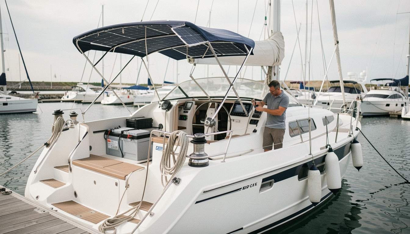 Panneaux solaires pour bateau : bien choisir à bord